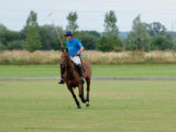EDITH WESTON in action on the Polo pitch